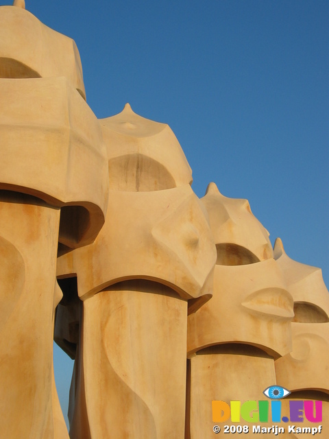 20958 Chimneys on La Pedrera